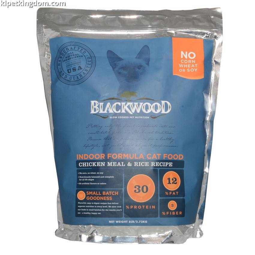 Blackwood Indoor Chicken Rice Cat Food 2 73kg